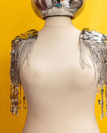 Armadillo - Armour Sequin, Fringed Epaulettes